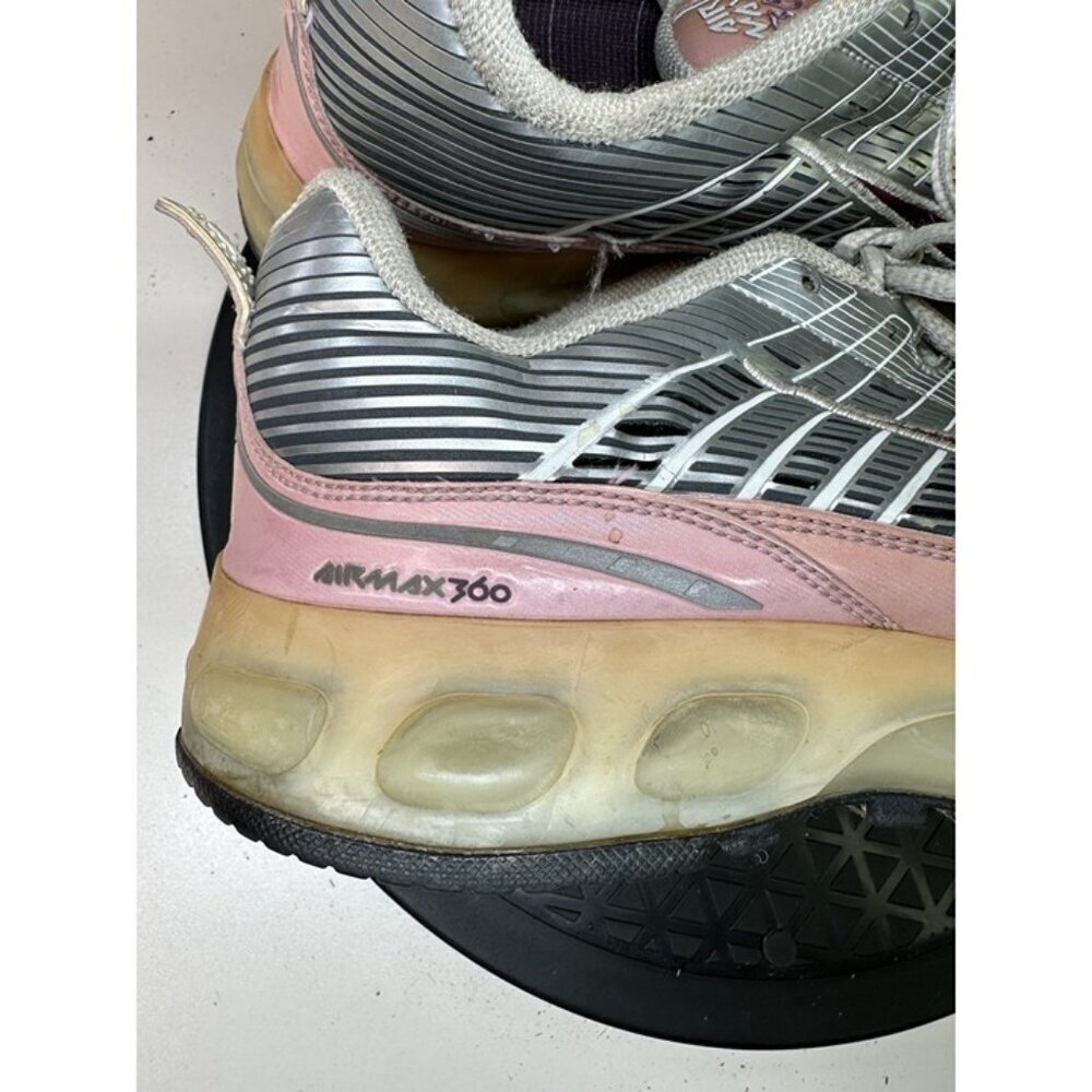 Nike 310909-051 Air Max 360 Women's Silver & Pink Sneakers Sz 8.5 US - Picture 8 of 12